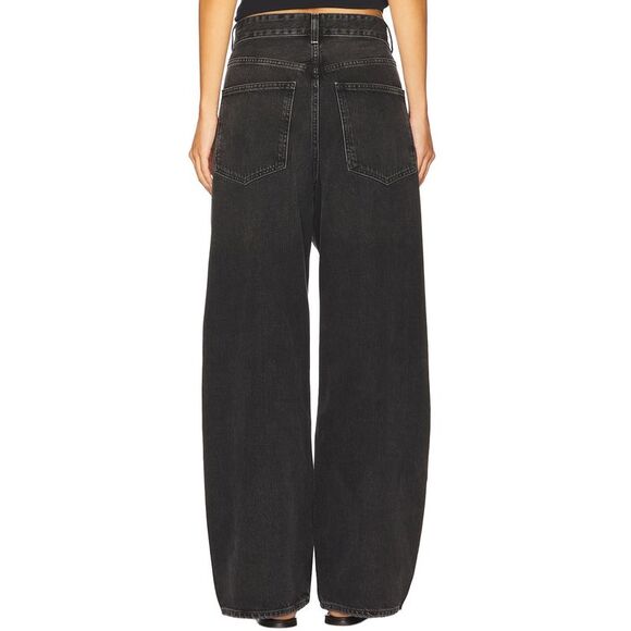 Agolde Womens Vana Fold Wide Leg Jeans 24 Arcane - NWT $288 - Picture 4 of 8